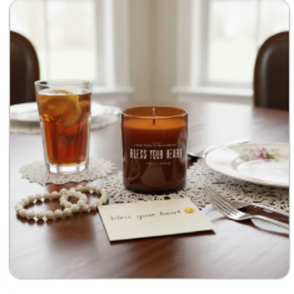 Bless Your Heart Candle - No Flame