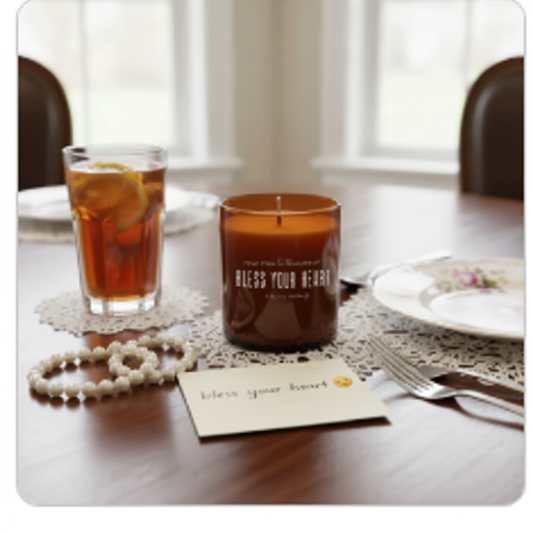 Bless Your Heart Candle - No Flame