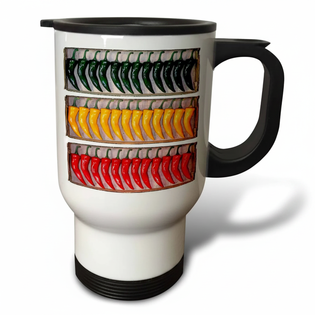 Chili Pepper 14oz Insulated Travel Mug