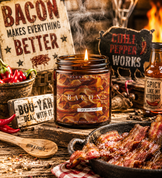 Bacon Bad Decision Candle