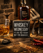 Whiskey Wednesday — For Badasses | Box Frame Sign