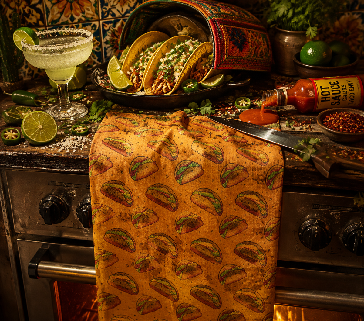 Taco Tuesday Chaos Kitchen Scene