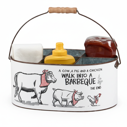 Pig Bucket BBQ Caddy