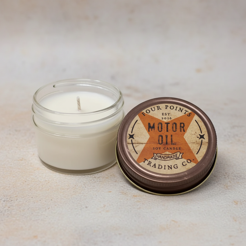 Rev Up the Vibes Motor Oil Soy Candle
