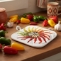 Tri-Color Chili Pepper Potholder